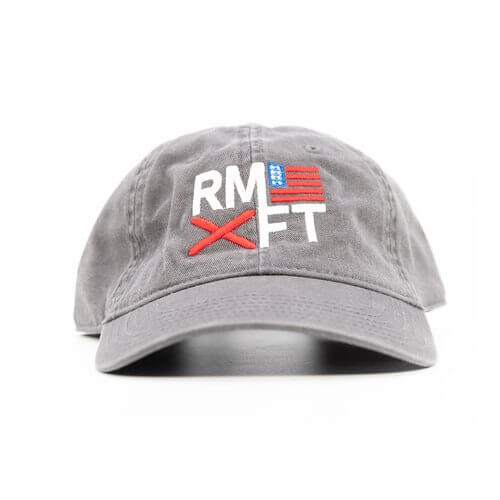 Grey RMFT flag-logo hat